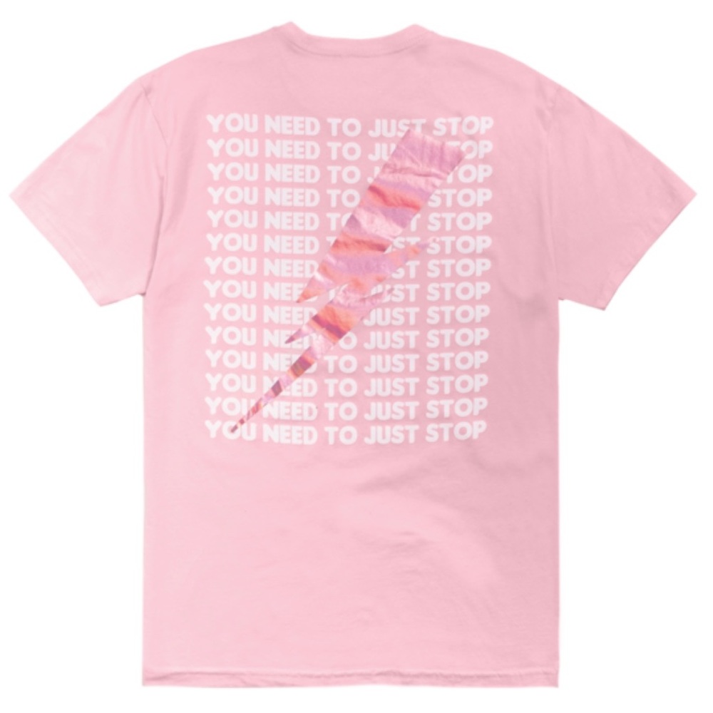 Taylor Swift Pink Lightning Bolt Tee